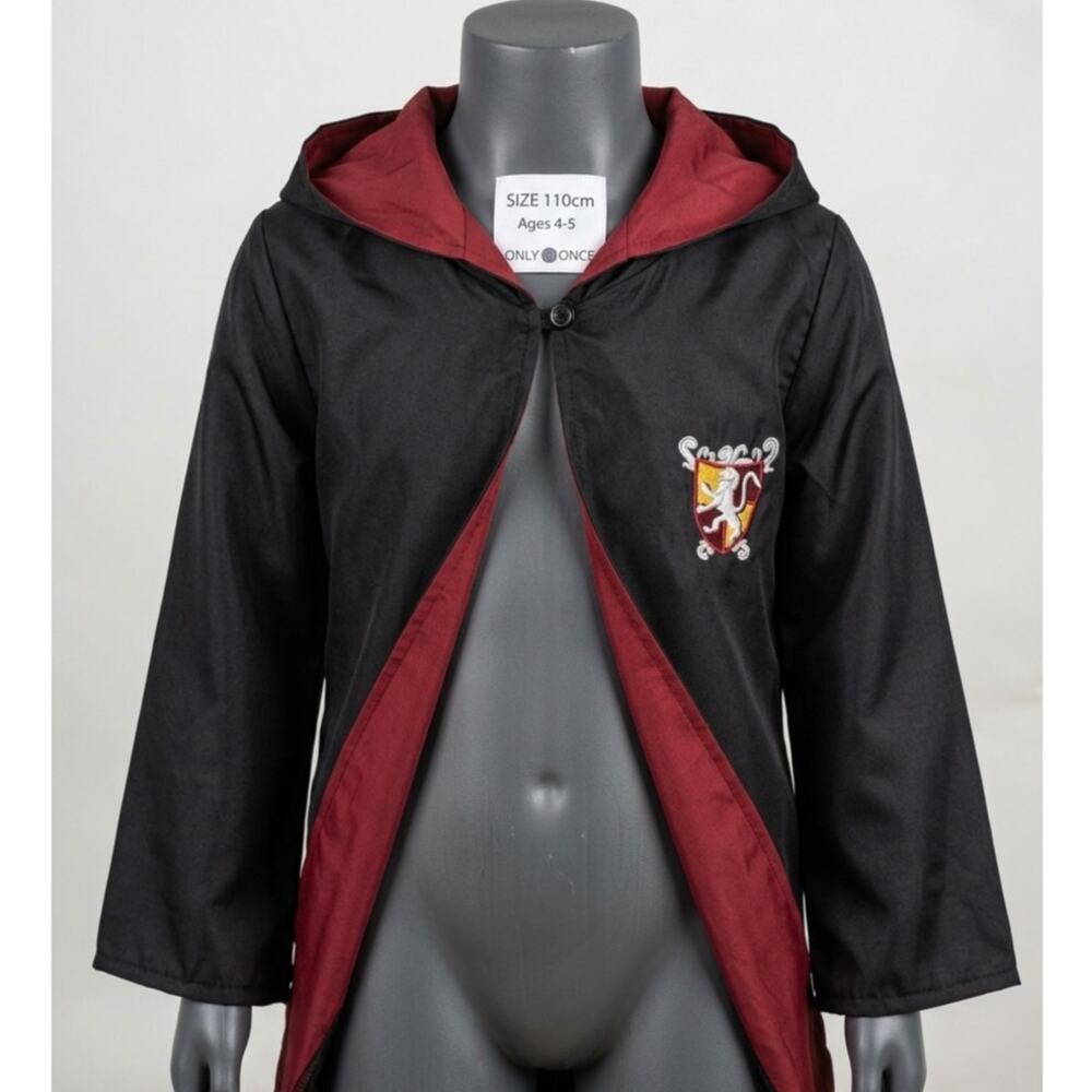Harry Potter Gryffindor Kids Hooded Robe Cloak - Only Little Once Brand
